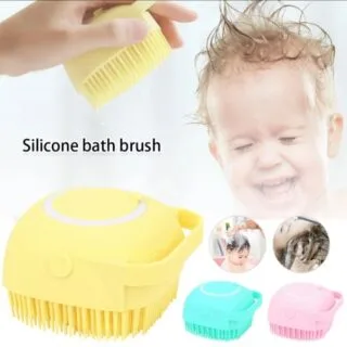 Silicone bath brush
